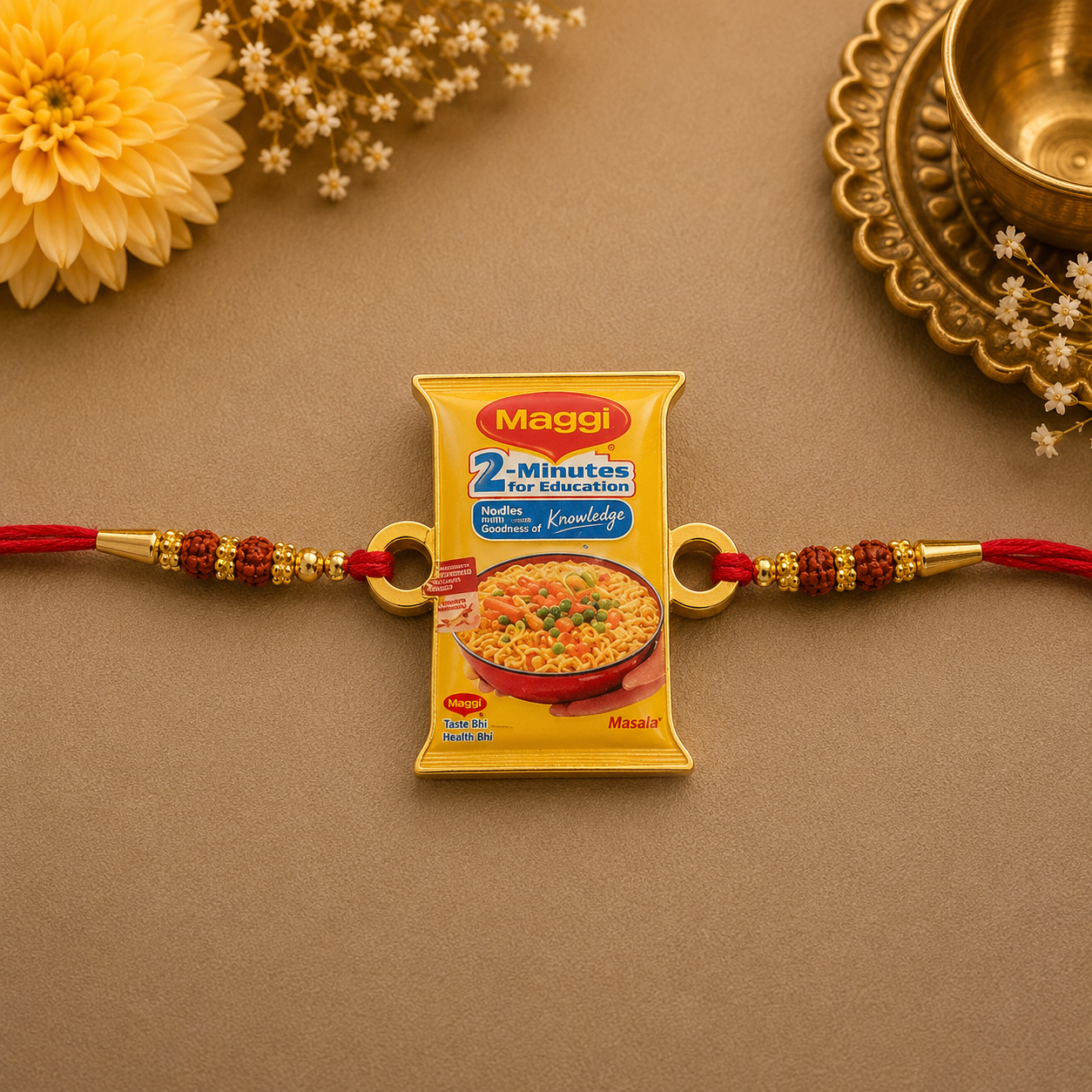 Maggi Lover Printed Rakhi for Brother