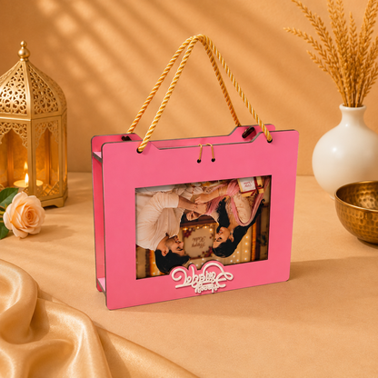 Personalised Photo Frame Hamper Box | Empty Gift Box with Replaceable Photo | 8×6×3 Inch | 5 Colors