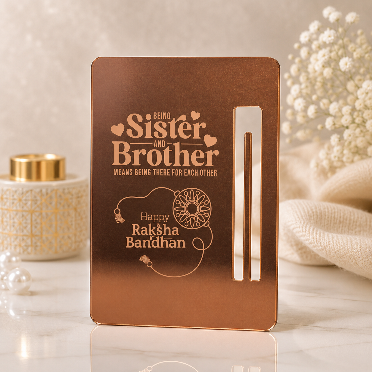 Raksha Bandhan Acrylic Money Holder