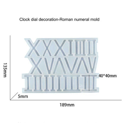 Roman Number For Clock Dial Mould (SM235)